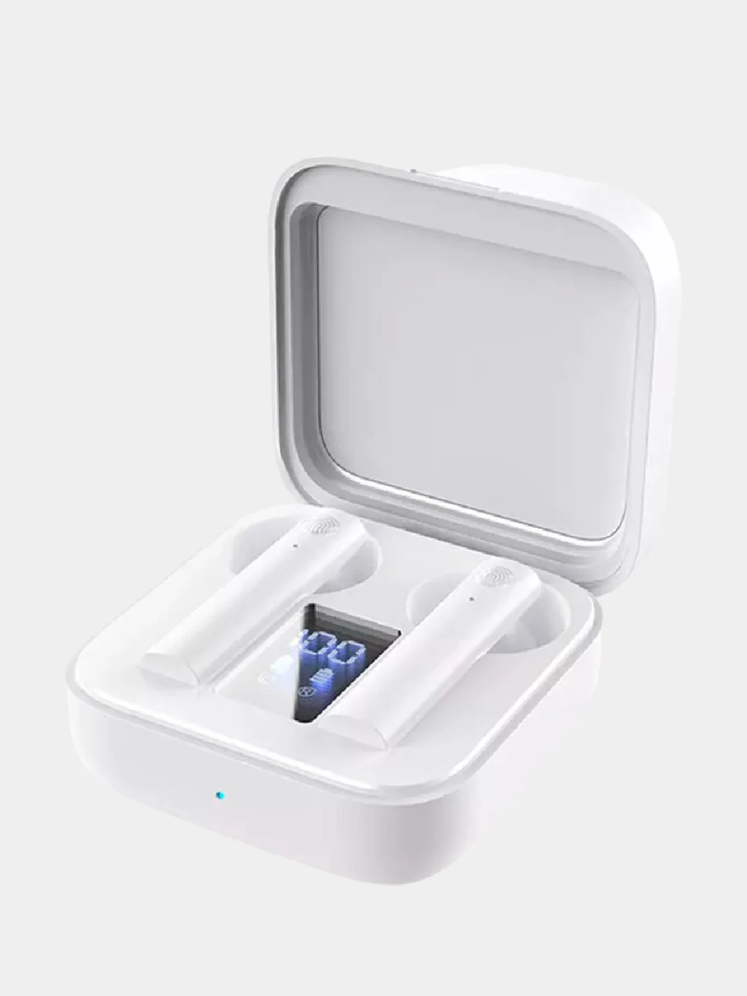 Белый bluetooth-наушники беспроводные TWS W12, вкладыши