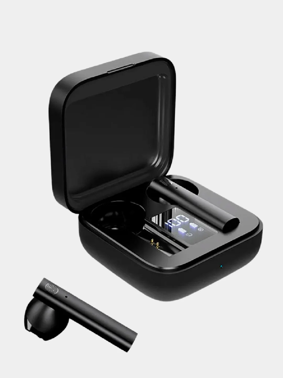 Черный bluetooth-наушники беспроводные TWS W12, вкладыши