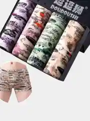 Карамельный трусы мужские боксеры, 4 штуки
