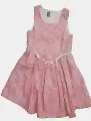 Платье с выбитым узором
