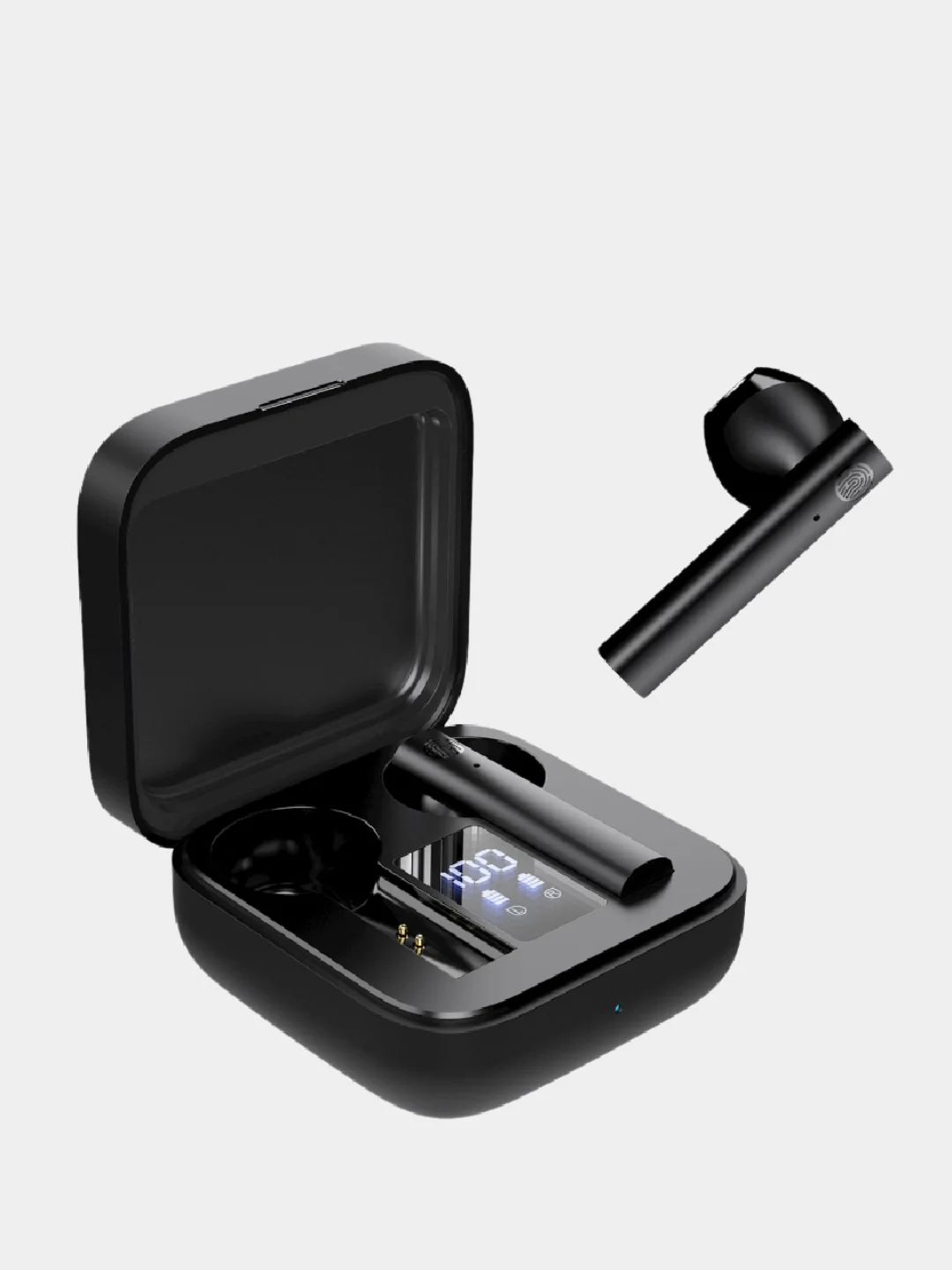 Белый bluetooth-наушники беспроводные TWS W12, вкладыши