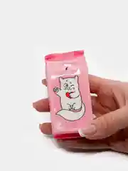 Голубой влажные салфетки с котиками