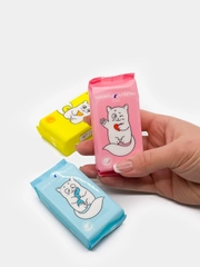 Влажные салфетки с котиками