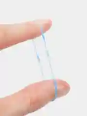 Розовый резинки для косичек
