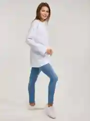 Белый лонгслив оверсайз, базовый BEJAMPER