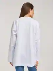 Белый лонгслив оверсайз, базовый BEJAMPER