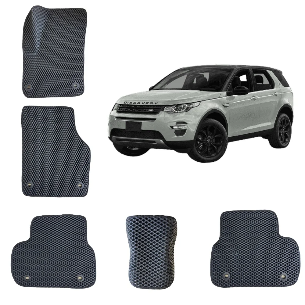 Черный автомобильные EVA коврики для Land Rover Discovery Sport/ЛЭНД РОВЕР ДИСКАВЕРИ СПОРТ дорест