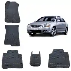 Автомобильные 3D EVA коврики для Kia Cerato 1 поколение / Киа Церато 1