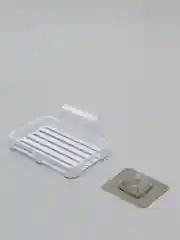 Белый настенная мыльница самоклеящаяся