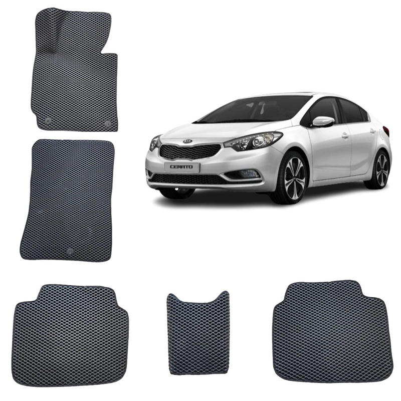 Коврики автомобильные EVA для Kia Cerato 3 / Киа Церато 3 поколение