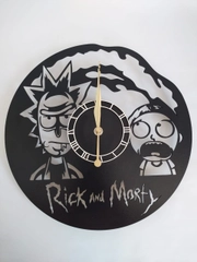 Часы настенные "Rick and Morty", из дерева