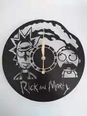 Часы настенные "Rick and Morty", из дерева