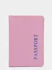 Розовый обложка для паспорта "PASSPORT"