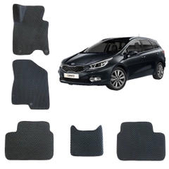 Автомобильные EVA-коврики 3D для KIA CEED 2 поколение / КИА СИД 2