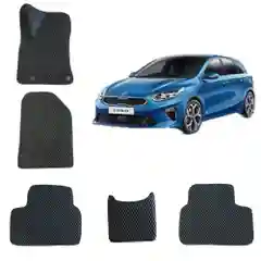 3D Автомобильные EVA коврики для KIA CEED 3 поколение / КИА СИД 3 поколение