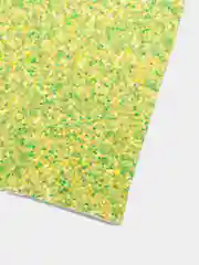 Лесной зеленый кожзам с блеском, кожзам с блёстками, кожзам для бантиков, глиттер