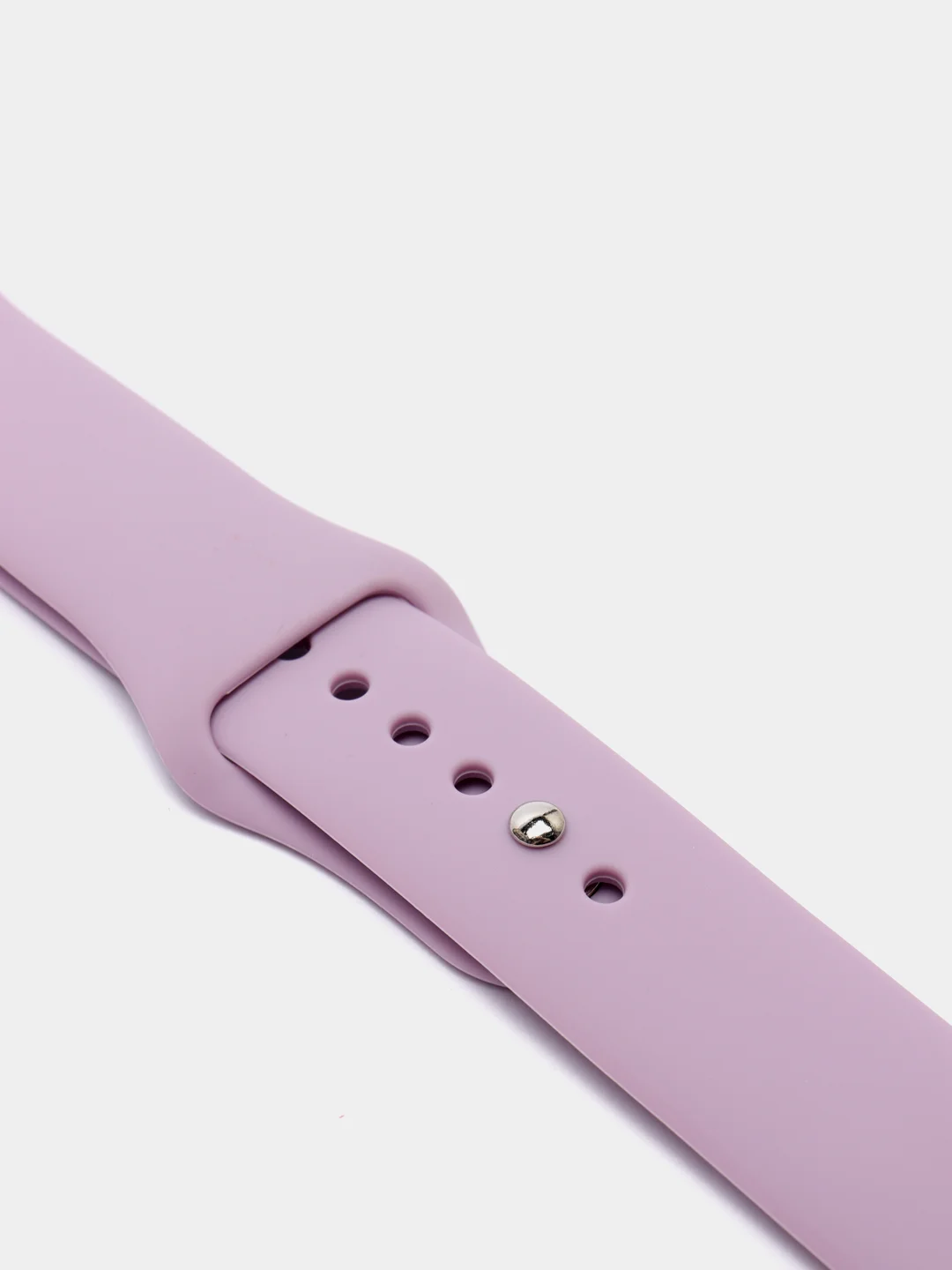 Пудровый силиконовый ремешок для Apple Watch