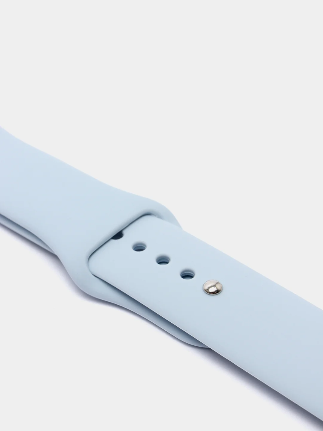 Небесно-голубой силиконовый ремешок для Apple Watch