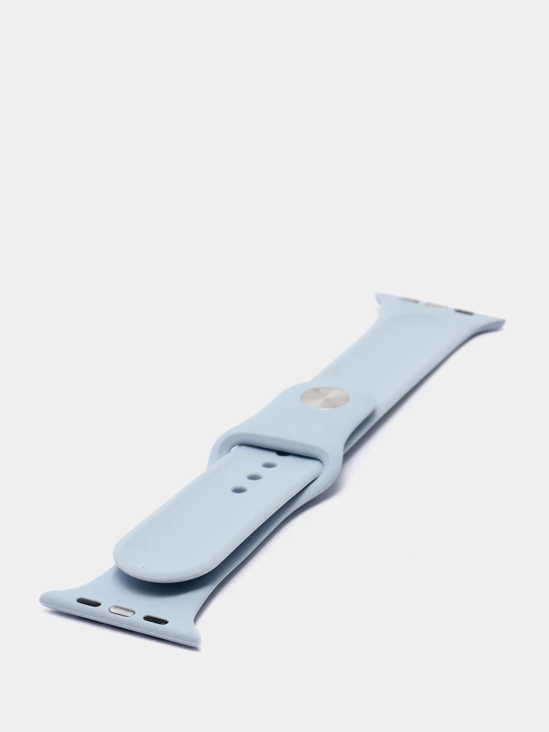 Небесно-голубой силиконовый ремешок для Apple Watch