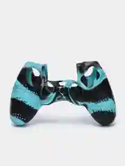 Лазурный защитный чехол с узором для джойстика DualShock 4 / PS4 / PlayStation 4