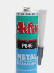 Полиуретановый герметик для металла (строительный и автомобильный) Akfix P645 серый