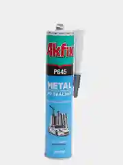 Полиуретановый герметик для металла (строительный и автомобильный) Akfix P645 серый