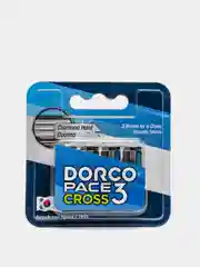 Кассеты для бритья DORCO Pace CROSS 3 с 3 лезвиями для станка CROSS, 4шт
