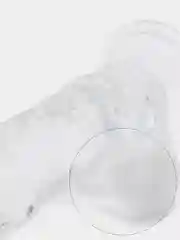 Прозрачный фаллоимитатор на присоске, размер M