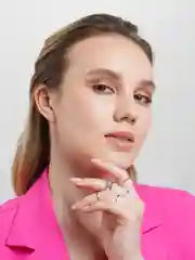 Серебряный кольца, набор 5 штук