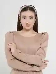 Пудровый ободок для волос
