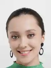 Черный серьги