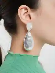 Багровый серьги бижутерные, разные виды