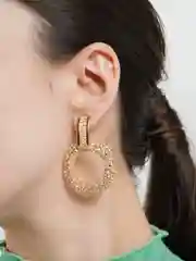 Золотой серьги
