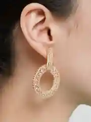 Золотой серьги
