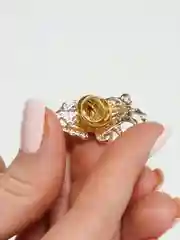 Брошь знаки зодиака металлическая