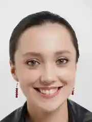 Бордовый cерьги