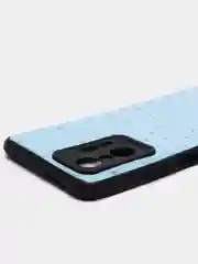 Небесно-голубой чехол Xiaomi 11T, Xiaomi 11T Pro (Сяоми 11Т, 11Т Про) силиконовый под кожу со стразами