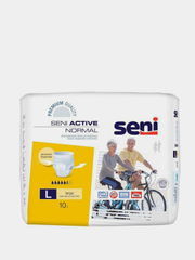 Трусы впитывающие Seni ACTIVE NORMAL, для взрослых, размер L, по 10 штук