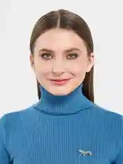 Серый металлик брошь