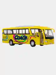 Белый машинка металлическая автобус Coach KS7101D /Kinsmart/