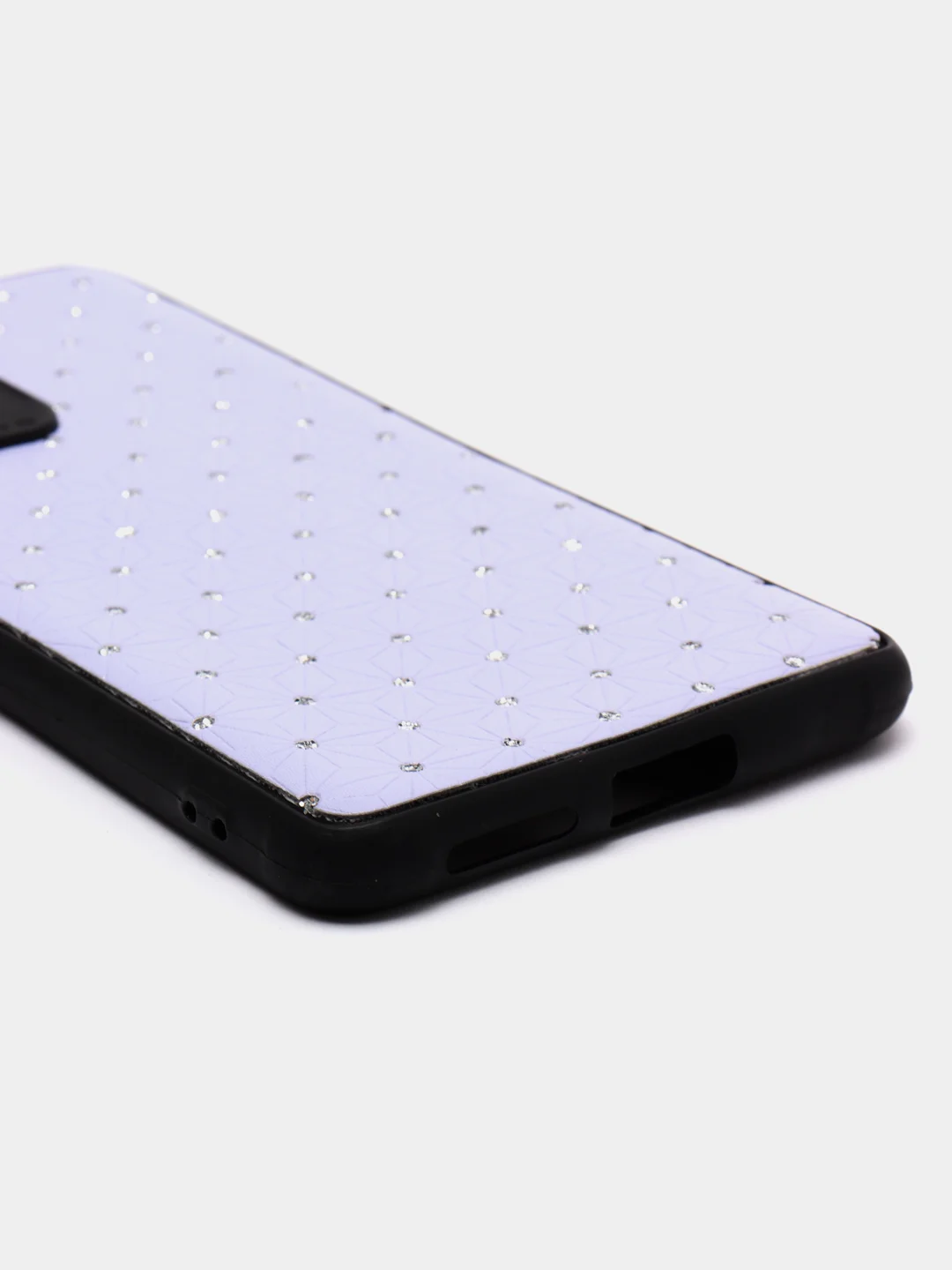 Лавандовый чехол Xiaomi 11T, Xiaomi 11T Pro (Сяоми 11Т, 11Т Про) силиконовый под кожу со стразами