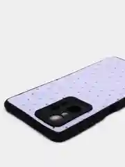 Лавандовый чехол Xiaomi 11T, Xiaomi 11T Pro (Сяоми 11Т, 11Т Про) силиконовый под кожу со стразами
