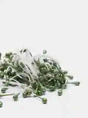 Оливковый тычинки на нити, 3 мм