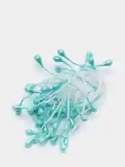Бирюзовый тычинки на нити, 3 мм