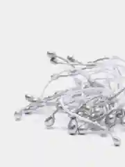Серебряный тычинки на нити, 3 мм
