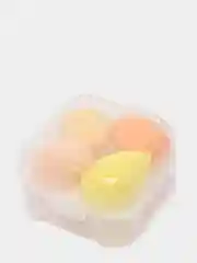 Желтый набор спонжей для макияжа, 4 штуки