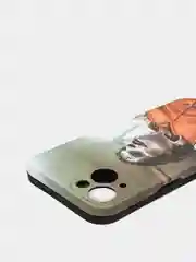 Бирюзовый чехол для iPhone 11, 13, 13 Pro с картинкой / рисунком