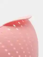 Розовый дуршлаг с чашей