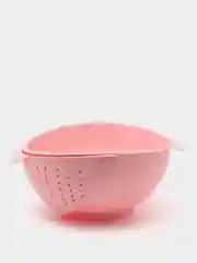 Розовый дуршлаг с чашей
