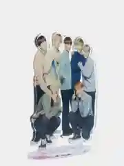 Голубой акриловая 2д фигурка по K-pop группе "BTS"
